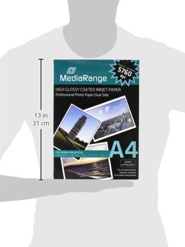 „MediaRange“ fotopopierius A4 formato spausdintuvui (MRINK108)