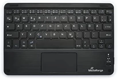 MediaRange Belaidė klaviatūra 64 Tasten Touchpad DE juodas
