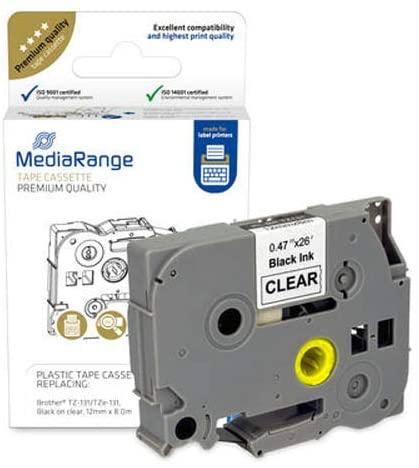 MediaRange Schriftbandka. Brother TZ-131/TZe-131 12mmx8m sw