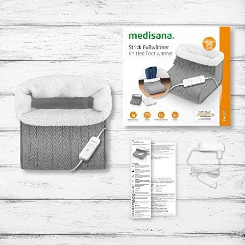 Medisana | Megzto dizaino pėdų šildytuvas | FW 150 | Asmenų skaičius 1 | Pilkas