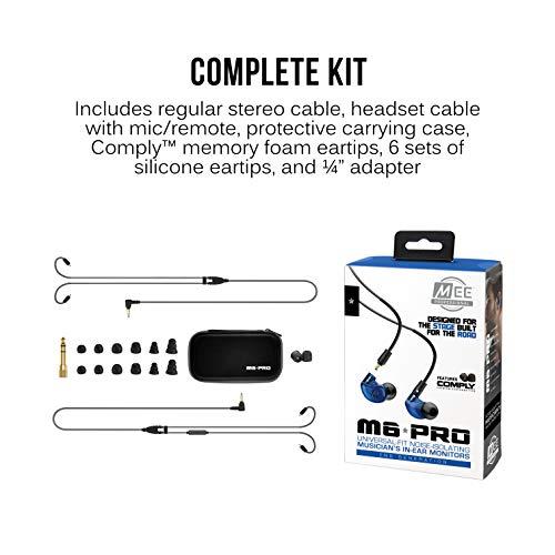 Ausinės MEE audio M6 Pro 2nd Generation (MEE-M6PROG2-BL)