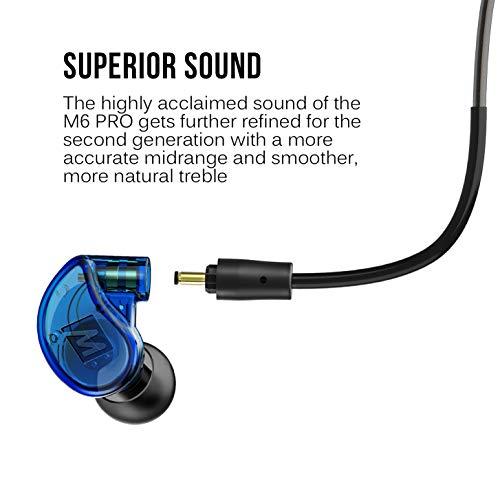 Ausinės MEE audio M6 Pro 2nd Generation (MEE-M6PROG2-BL)