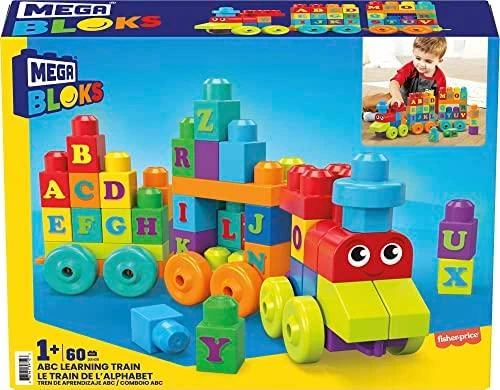 Žaislinis traukinys Mega Bloks DXH35 (60 detalių)