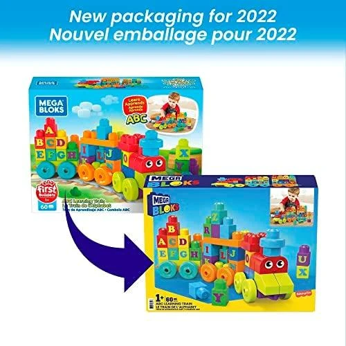 Žaislinis traukinys Mega Bloks DXH35 (60 detalių)