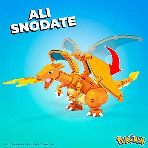 Mattel „Mega Construx Pokemon“ rinkinys „Charmander evoliucija“