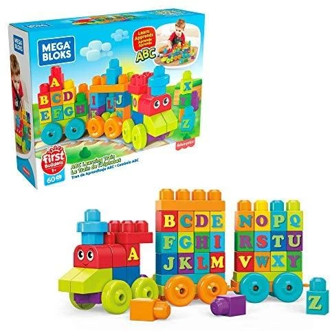 Žaislinis traukinys Mega Bloks DXH35 (60 detalių)