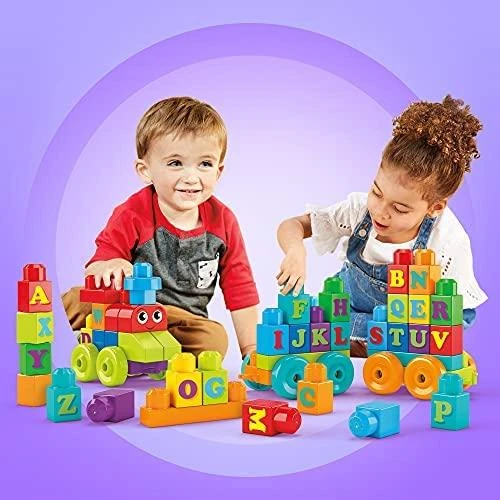 Žaislinis traukinys Mega Bloks DXH35 (60 detalių)