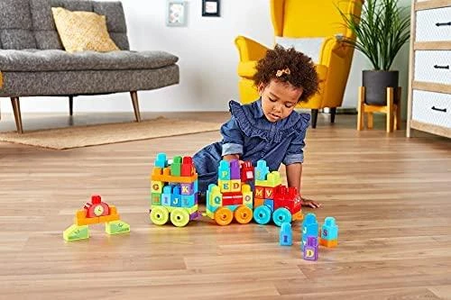 Žaislinis traukinys Mega Bloks DXH35 (60 detalių)