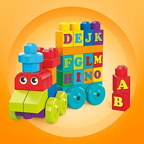 Žaislinis traukinys Mega Bloks DXH35 (60 detalių)