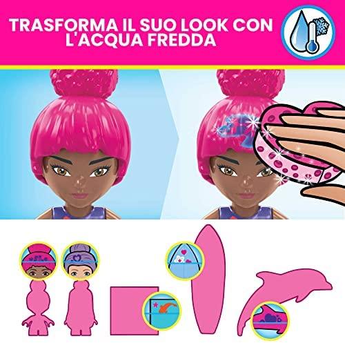 Mega Bloks Mattel 121 dalių MEGA Barbie spalvų atskleidimo blokeliai Nuotykių su delfinais už5425