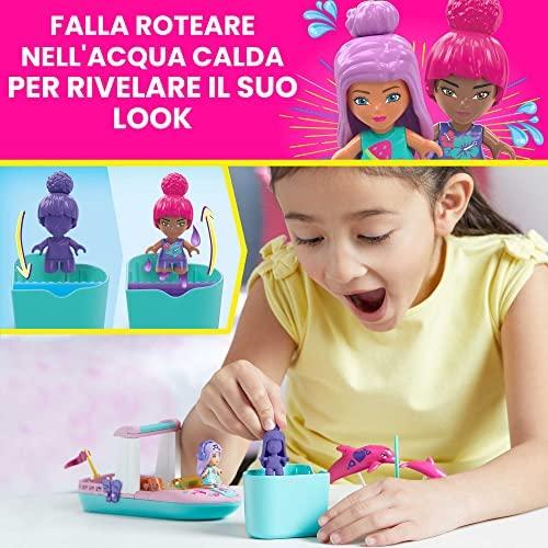 Mega Bloks Mattel 121 dalių MEGA Barbie spalvų atskleidimo blokeliai Nuotykių su delfinais už5425