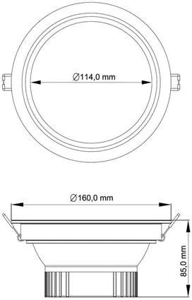 Mega elektroninis slankmatis 150 mm / 0,02 mm CE