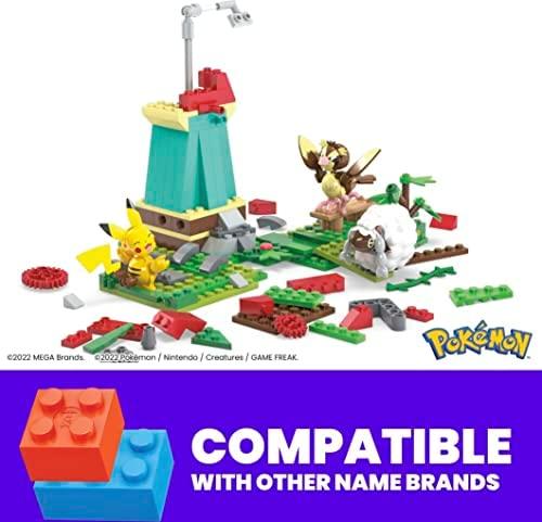 Mega Bloks „Mega Construx Pokemon“ rinkinys „Vėjuotas kaimas“