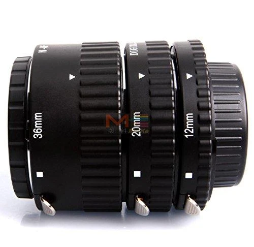 Objektyvas „MeiKe“ prailginimo žiedai, skirti „Nikon“ su AF ir ekspozicijos perkėlimu ECONO