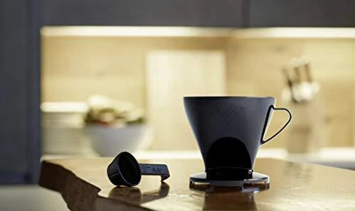 Melitta plastikinis kavos lašintuvas 1x4 juodas