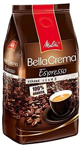 MELITTA BellaCrema Espresso 1kg. Kavos pupelės