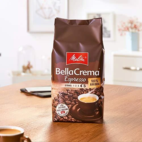 MELITTA BellaCrema Espresso 1kg. Kavos pupelės