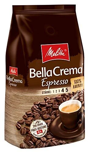 MELITTA BellaCrema Espresso 1kg. Kavos pupelės