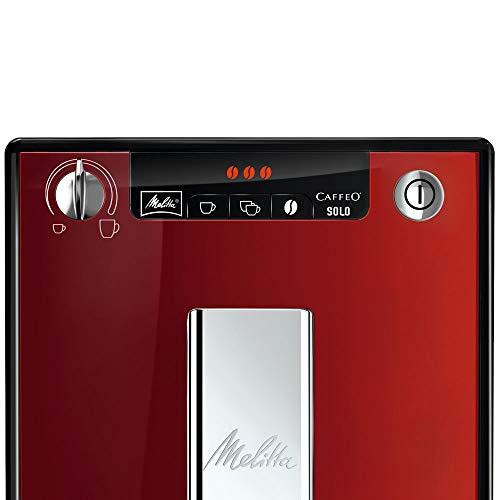 Kavos aparatas Melitta E950-104 Solo raudona espresso