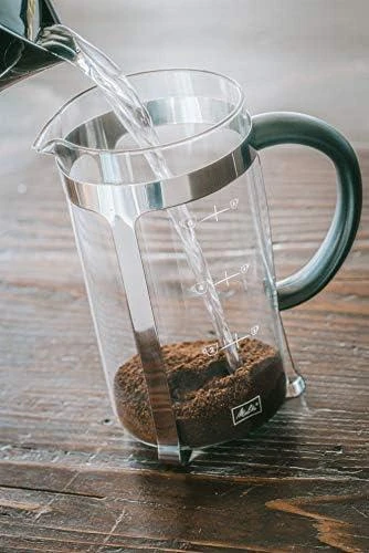 Melitta prancūziškas kavinukas ruošiant kavą