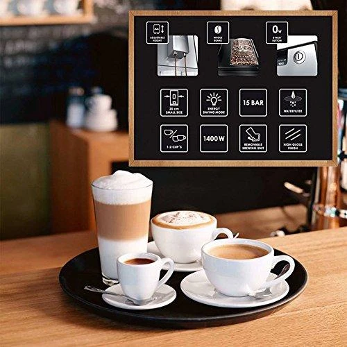 MELITTA automatinis kavos aparatas E950-101 solo, juoda-sidabro spalva