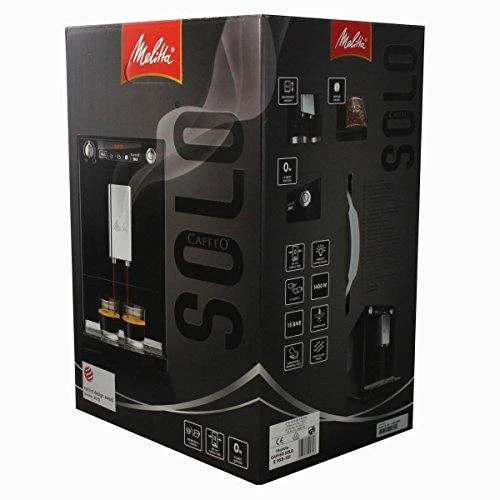 MELITTA automatinis kavos aparatas E950-101 solo, juoda-sidabro spalva