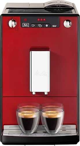 Kavos aparatas Melitta E950-104 Solo raudona espresso