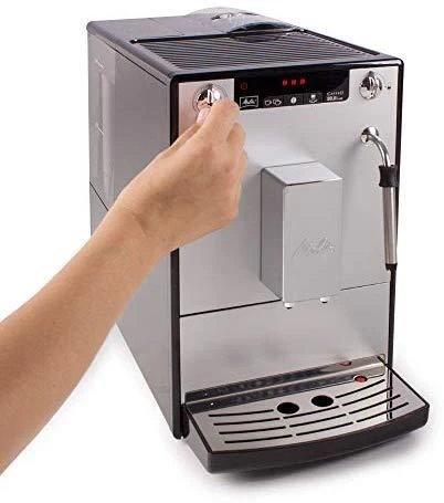 Kavos aparatas Melitta E953-102 Solo&Milk sidabro