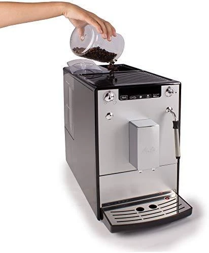 Kavos aparatas Melitta E953-102 Solo&Milk sidabro