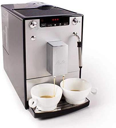 Kavos aparatas Melitta E953-102 Solo&Milk sidabro