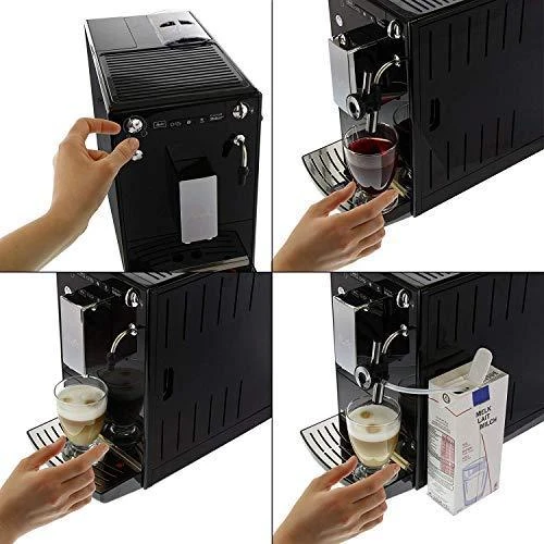 Kavos aparatas Melitta E957-101 Slėgis 15 bar, Su pieno plakikliu, Automatinis, 1400 W, Juodas