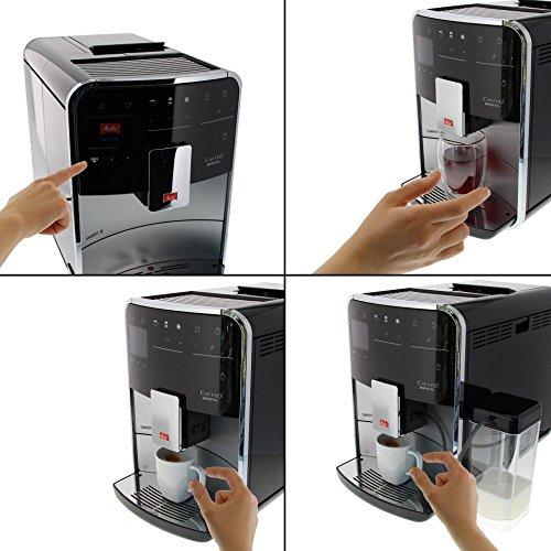 Kavos aparatas Melitta F83/0-101 automatinis, Sidabrinės spalvos