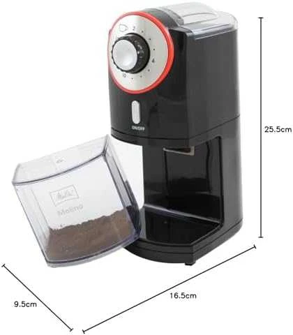 Kavamalė Melitta Molino 1019, juoda/raudona
