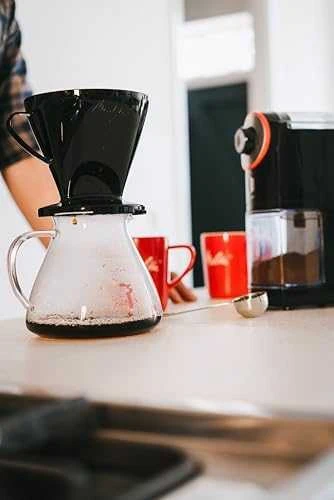 Kavamalė Melitta Molino 1019, juoda/raudona