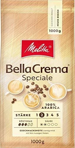 MELITTA BellaCrema Speciale 1kg. Kavos pupelės
