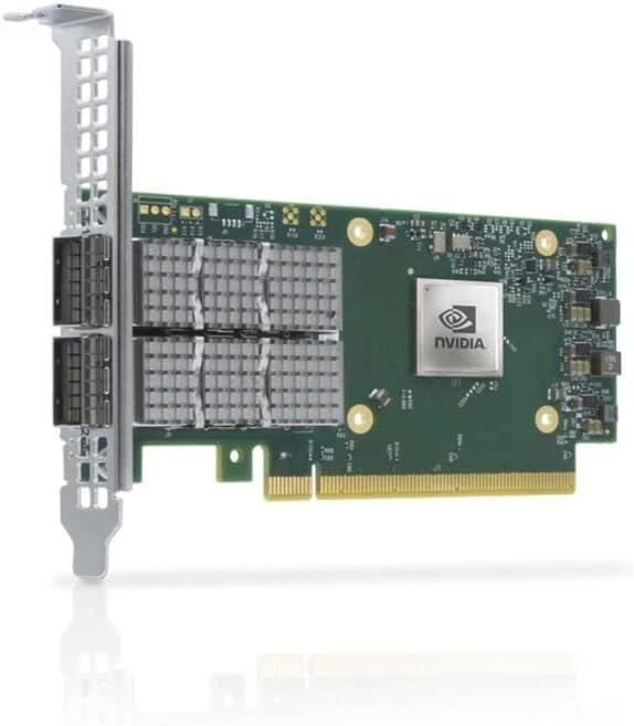Mellanox ConnectX-6 Dx EN adapterio kortelė, 100GbE dviejų prievadų QSFP56, PCIe4.0 x16, be kriptovaliutų
