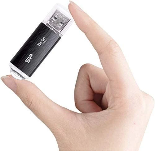 SILIKONIO MAITINIMO KOMPIUTERIS & COMMUNICAT SILICON POWER Blaze B02 USB atmintis 256GB USB 3.2 Juodas