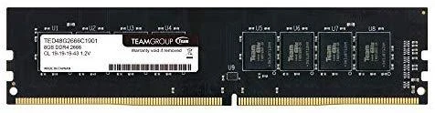 RAM „TEAM GROUP“ TED48G2666C1901 „Team Group“ DDR4 8GB 2666MHz CL19 1.2V atmintis