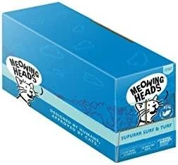 MEOWING HEADS Supurr Surf/Turf konservai katėms (žuvis/vištiena/jautiena) 100g 10vnt