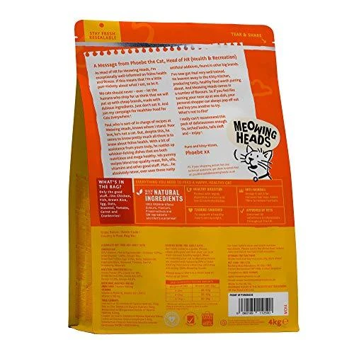 Meowing Heads MIJANČIOS GALVOS Letena Lickin' su vištiena ir žuvimi 4kg