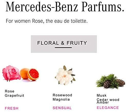 Mercedes-Benz Rose EDT tualetinis vanduo moterims, 90 ml