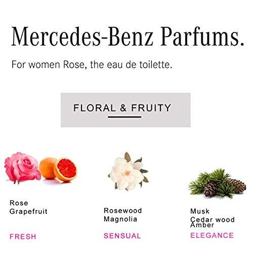Mercedes-Benz Rose EDT tualetinis vanduo moterims, 60 ml