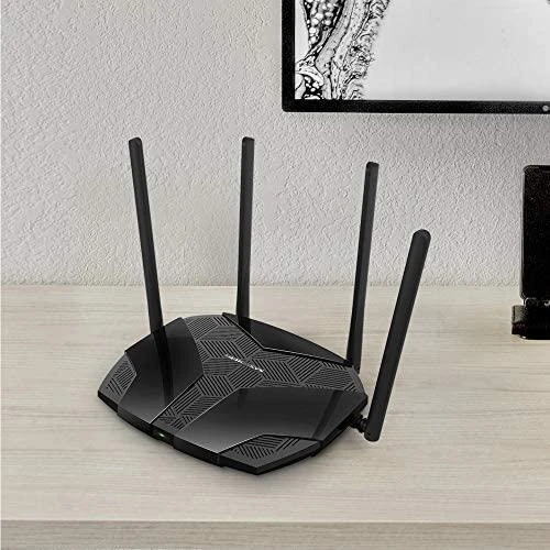 TP-Link Mercusys | AX1800 Dual-Band WiFi 6 Maršrutizatorius | MR70X | 802.11ax | 1201+574 Mbit/s | 10/100/1000 Mbit/s | Ethernet LAN (RJ-45) jungtys 3 | Tinklelio atramos Nr. | MU-MiMO Taip | Nėra mobiliojo plačiajuosčio ryšio | Antenos tipas 4xFiksuota