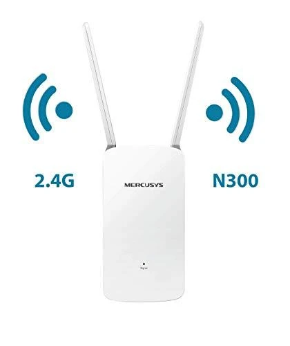 TP-Link „Mercusys“ | „Wi-Fi“ diapazono ilgintuvas | MW300RE | 802.11n | 2,4 GHz | 300 Mbit/s | be PoE | Antenos tipas: 3 išorinės