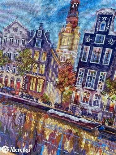 Merejka Skaičiuojamo kryželiu rinkinys "Amsterdamas" 30x39,5 SK232