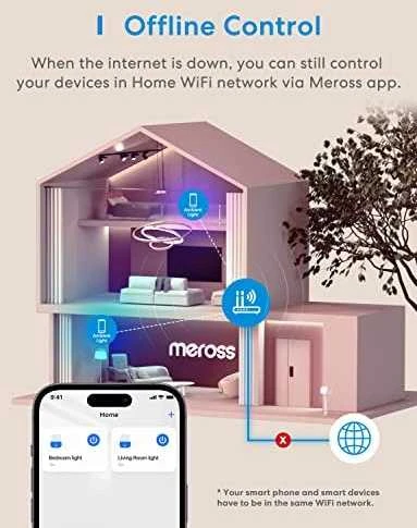 Išmanioji Wi-Fi lemputė Meross MSL430 (HomeKit)