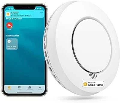 Meross GS559AH išmanusis dūmų detektorius valdomas Apple Homekit, SmartThings