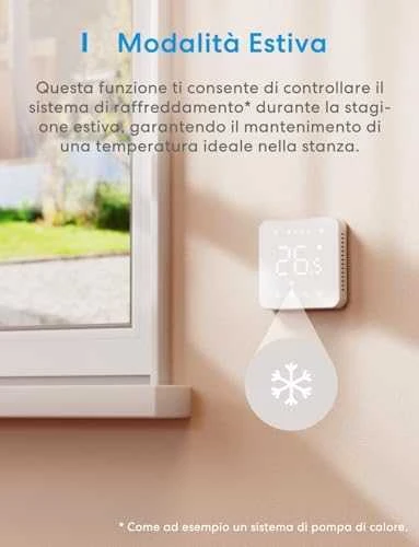 Meross MTS200 Wi-Fi termostatas veikia su Apple Homekit, SmartThings