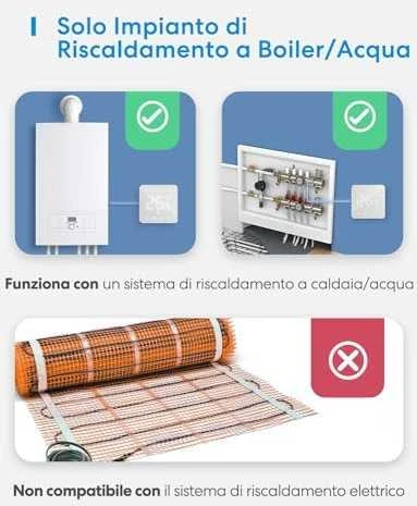 Meross MTS200 Wi-Fi termostatas veikia su Apple Homekit, SmartThings