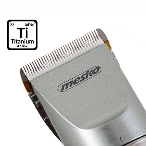 Mesko | Hair clipper for pets | MS 2826 | Corded/ Cordless | Juodas/Sidabrinis
